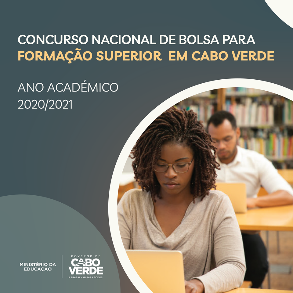 Aberto Concurso Nacional de Bolsas de Estudo, no País, ano académico 2020/2021