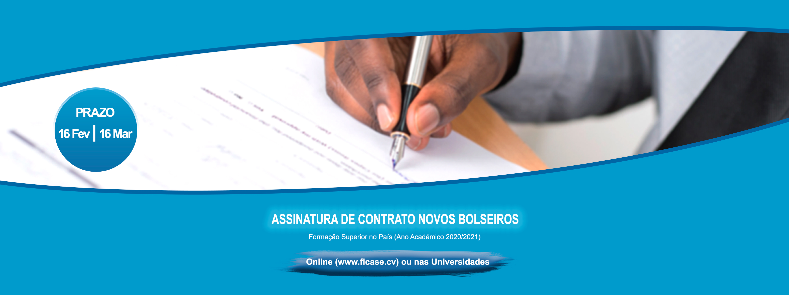 FICASE Assina Contrato com os novos Bolseiros do Governo de Cabo Verde