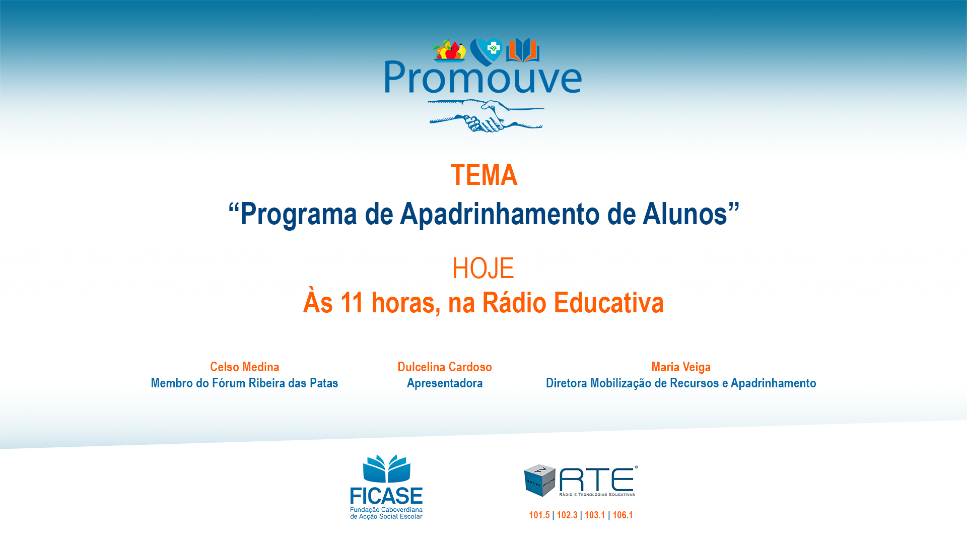FICASE estreia programa radiofónico “PromOuve” em parceria com a Rádio Educativa