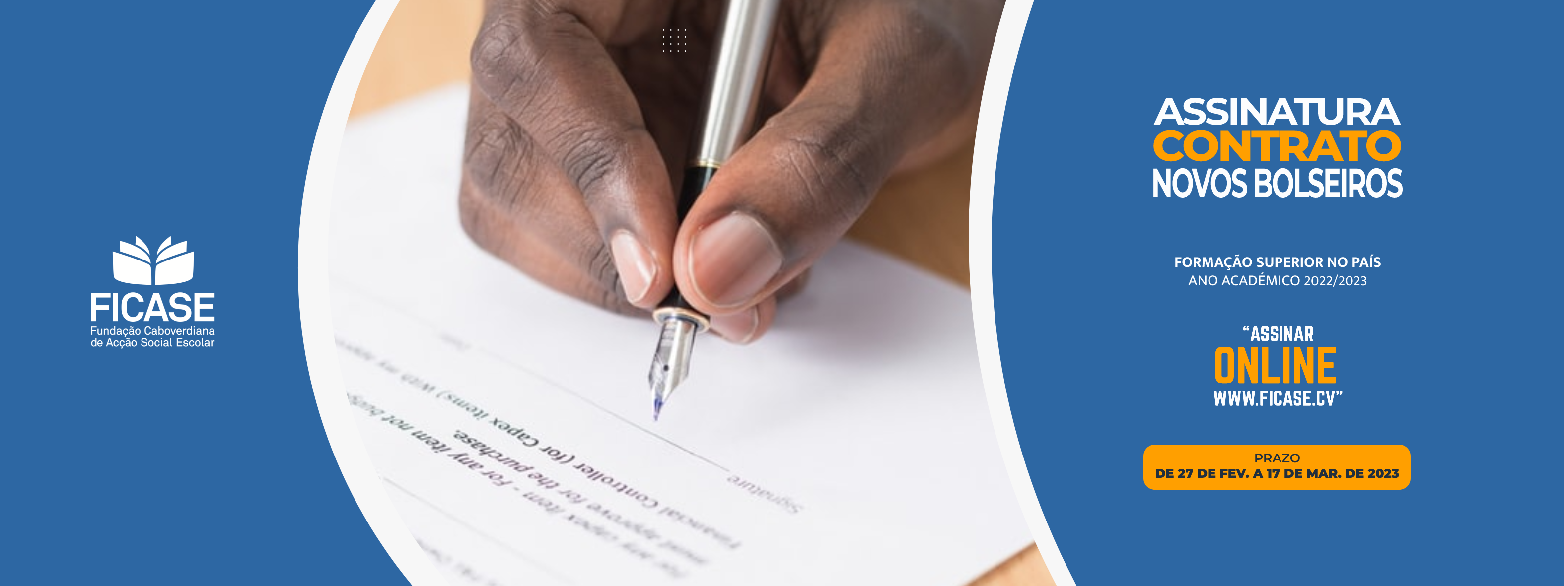 Novos Bolseiros do Governo de Cabo Verde Assinam Contrato com a FICASE