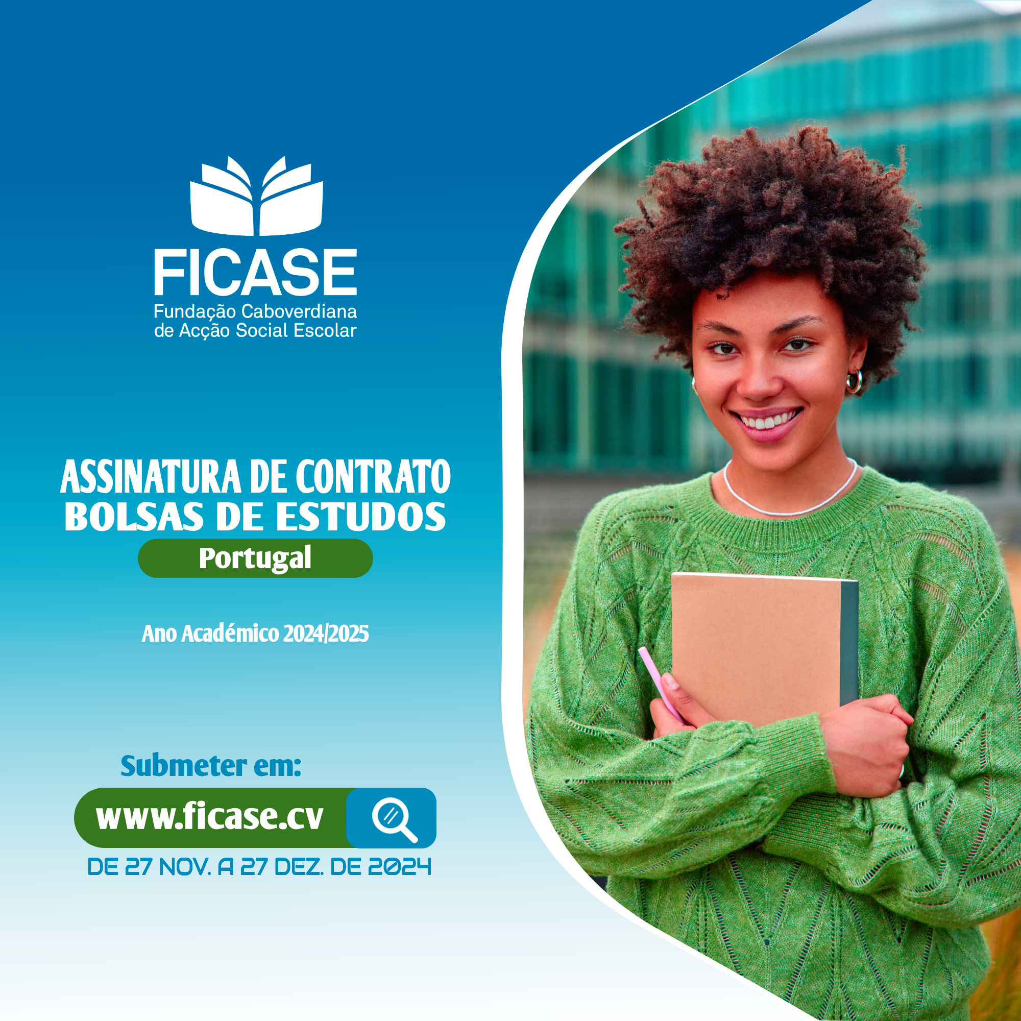Assinatura de Contrato de Bolsas de Estudos, Portugal - Ano Académico 2024/2025